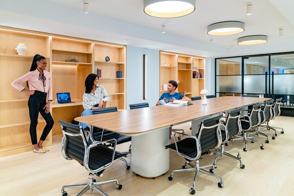 Home Office, Interior, Wood Texture Flooring