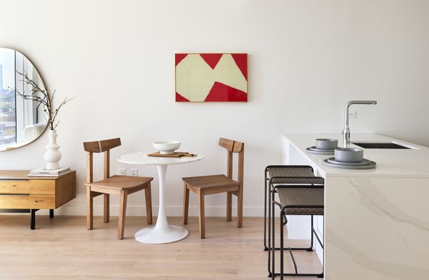 Dining room, Interior, Wood Texture Flooring