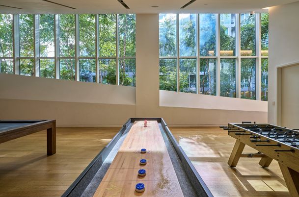 Game Room, Interior, Wood Texture Flooring