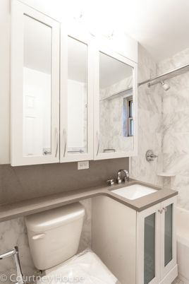 Bathroom, Interior, Marble Walls