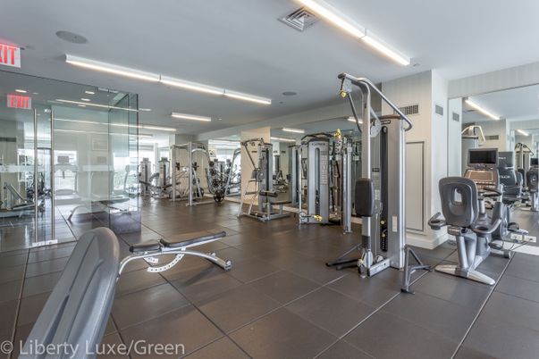 Fitness Equipment, Gym, Interior, Recessed Lighting