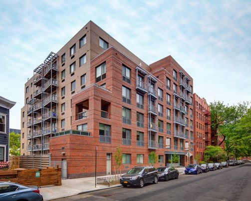 Exterior, Facade, Condo Building