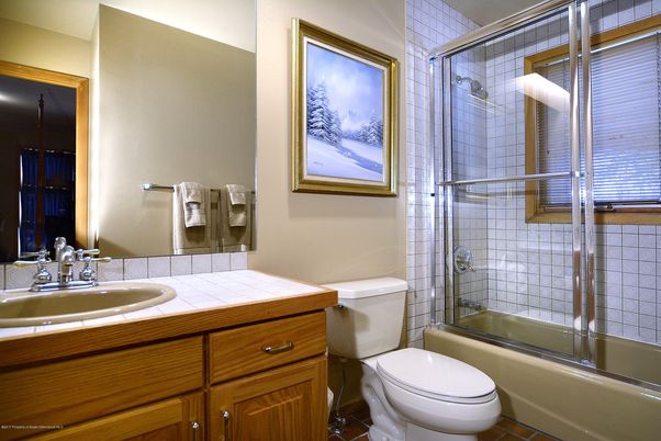 Bathroom, Glass Shower, Interior, Tile Countertops