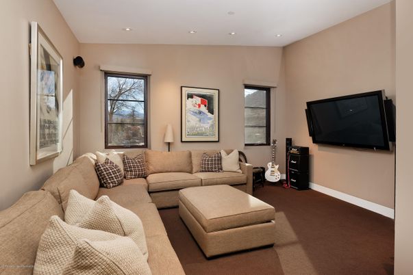 Interior, Living room, Recessed Lighting