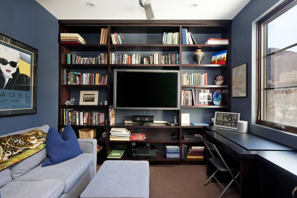 Home Office, Interior, Recessed Lighting