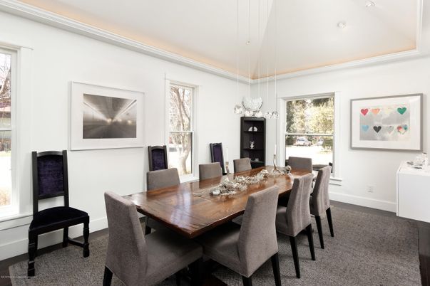 Dining room, Interior, Pendant Lights