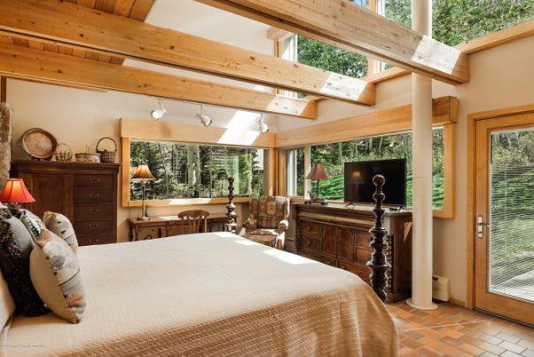 Bedroom, Interior, Wooden Beams