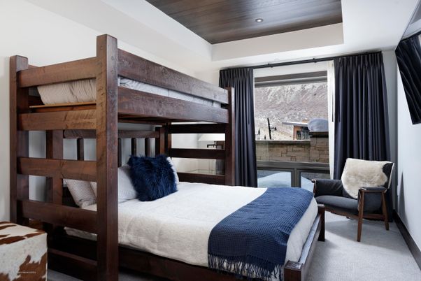 Bedroom, Interior, Recessed Lighting, Wooden Ceilings