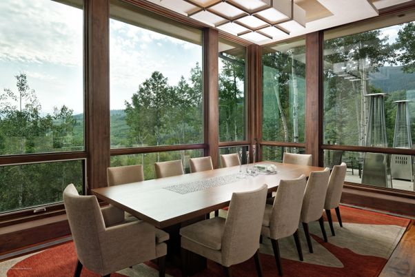 Dining room, Interior, Wood Texture Flooring