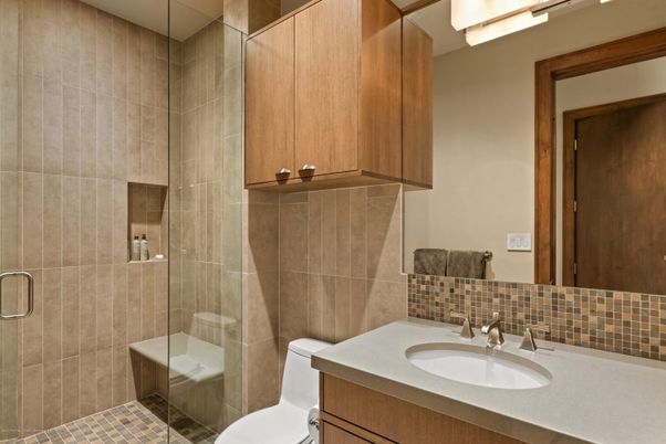 Bathroom, Glass Shower, Interior