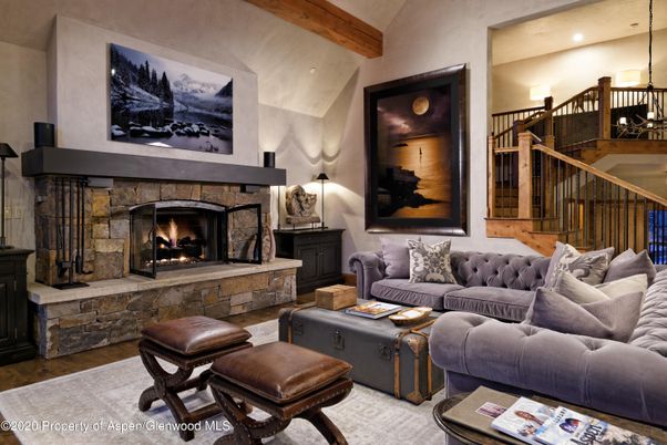 Fireplace, Interior, Living room, Wooden Beams, Wood Texture Flooring
