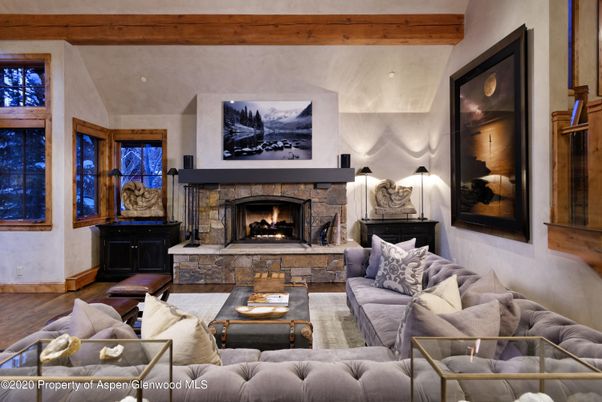 Fireplace, Interior, Living room, Wooden Beams, Wood Texture Flooring