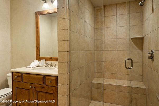 Bathroom, Glass Shower, Interior
