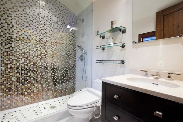 Bathroom, Glass Shower, Interior