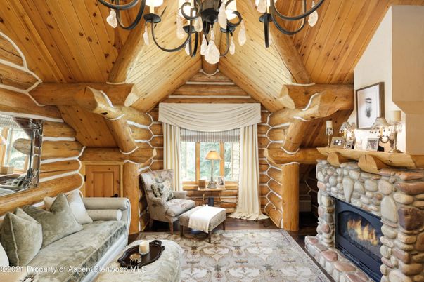 Chandelier, Fireplace, Interior, Living room, Stone Walls, Wooden Beams, Wooden Ceilings, Wood Texture Flooring, Wooden Walls