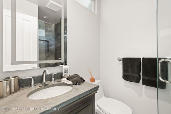 Bathroom, Glass Shower, Interior