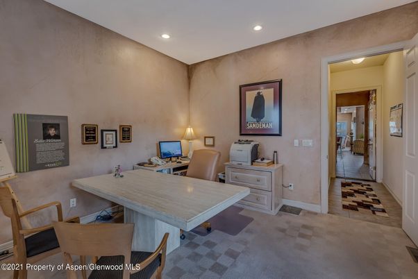 Home Office, Interior, Recessed Lighting