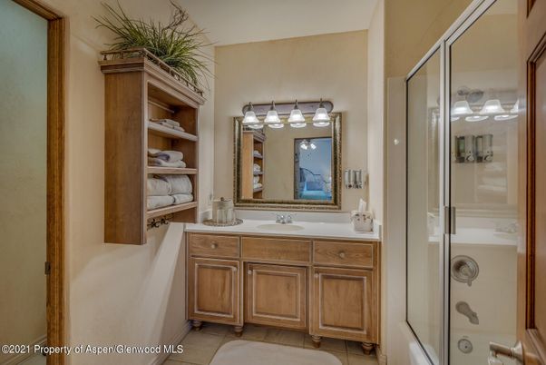 Bathroom, Dual Sink Vanities, Glass Shower, Interior