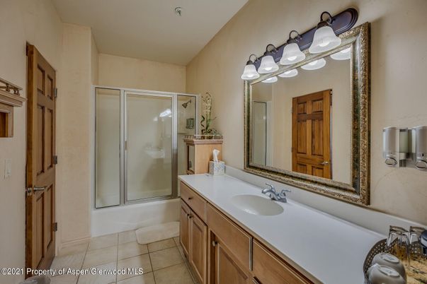 Bathroom, Dual Sink Vanities, Glass Shower, Interior