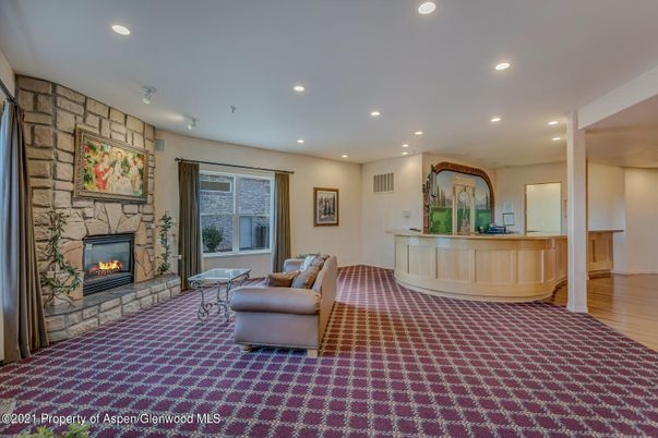 Fireplace, Interior, Living room, Recessed Lighting, Stone Walls