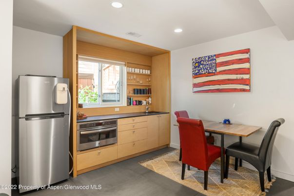 Dining room, Interior, Kitchen, Recessed Lighting, Stainless Steel Appliances