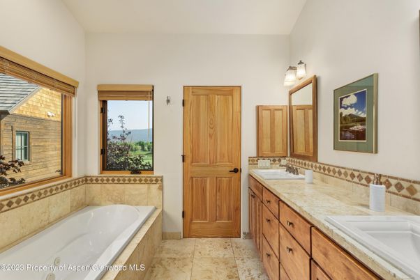 Bathroom, Dual Sink Vanities, Interior, Tile Countertops