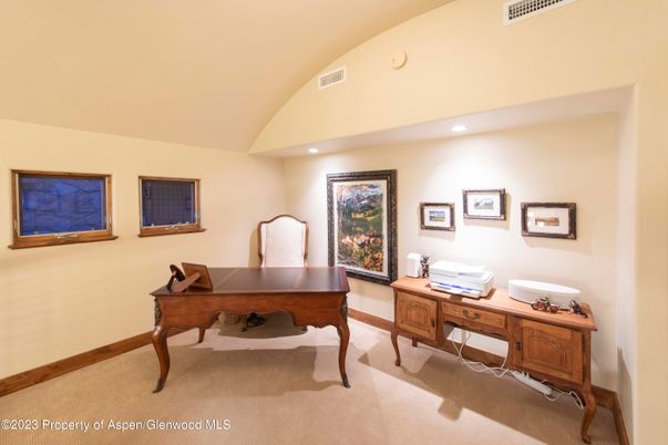 Home Office, Interior, Recessed Lighting