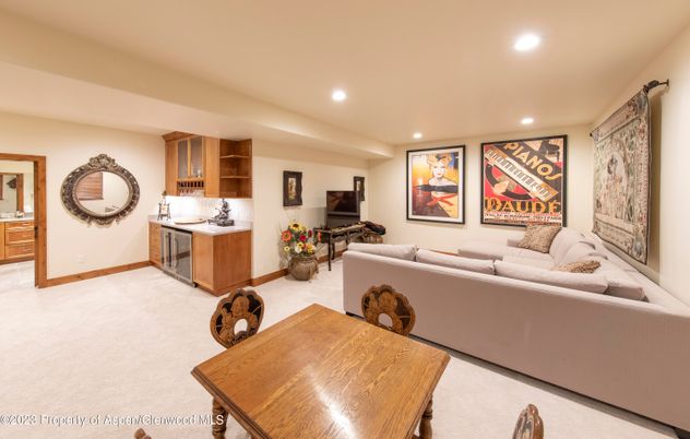 Interior, Living room, Recessed Lighting