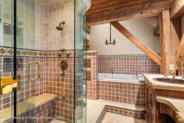 Bathroom, Glass Shower, Interior