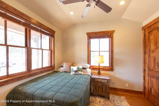 Bedroom, Home Office, Interior, Recessed Lighting, Wood Texture Flooring