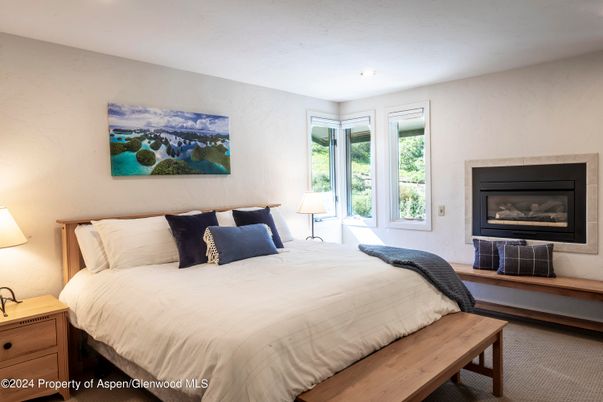 Bedroom, Fireplace, Interior, Recessed Lighting
