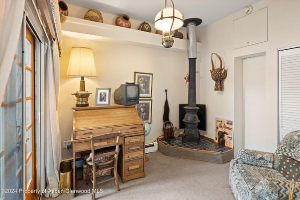 Fireplace, Home Office, Interior, Piano