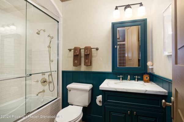 Bathroom, Glass Shower, Interior