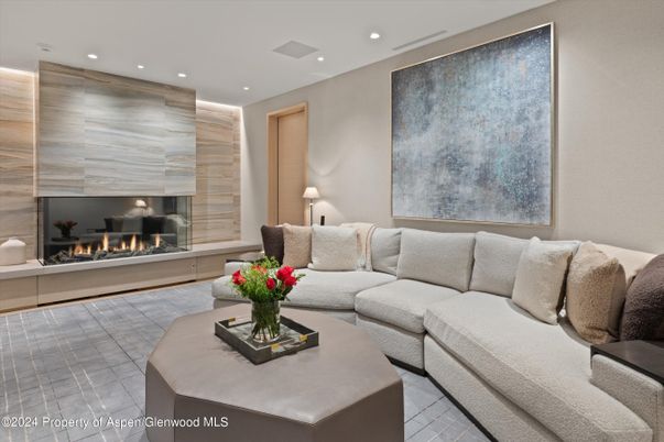 Fireplace, Interior, Living room, Recessed Lighting