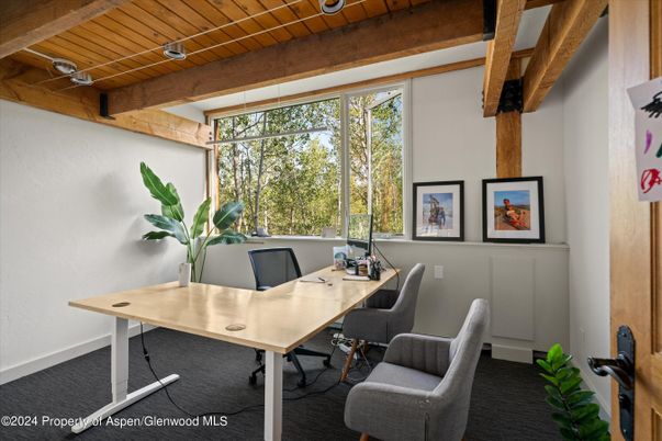 Home Office, Interior, Wooden Beams, Wooden Ceilings