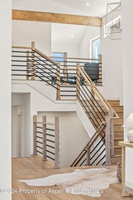 Interior, Recessed Lighting, Wooden Beams, Wood Texture Flooring