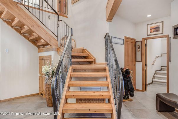 Interior, Recessed Lighting, Wooden Beams