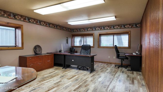 Home Office, Interior, Wood Texture Flooring