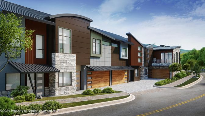 Attached, Exterior, Facade, Modern