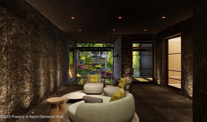 Interior, Living room, Recessed Lighting