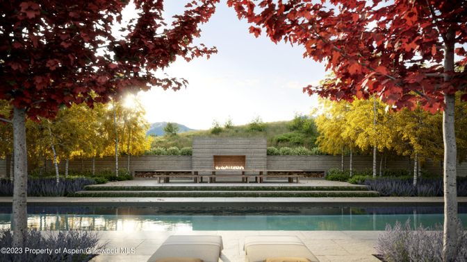 Exterior, Fireplace, Pool