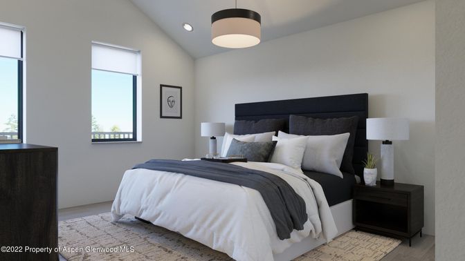Bedroom, Interior, Recessed Lighting