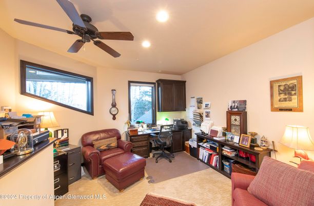 Home Office, Interior, Recessed Lighting