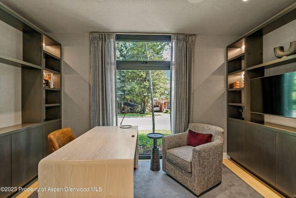 Home Office, Interior, Recessed Lighting