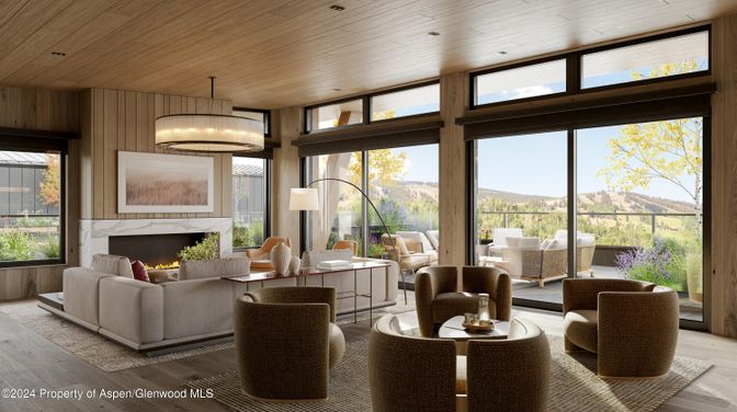 Fireplace, Interior, Living room, Pendant Lights, Wooden Ceilings, Wood Texture Flooring