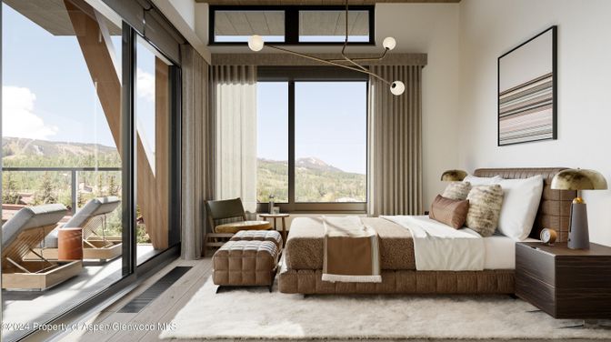 Bedroom, Interior, Pendant Lights