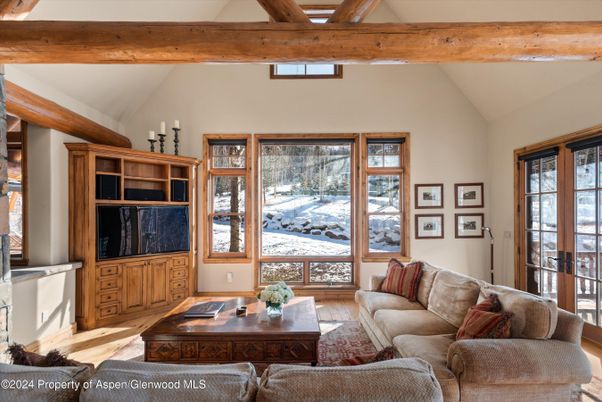 Interior, Living room, Wooden Beams