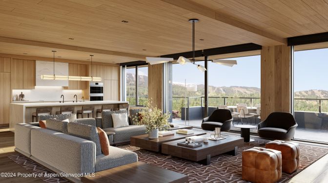 Interior, Kitchen, Living room, Pendant Lights, Recessed Lighting, Wooden Ceilings, Wood Texture Flooring