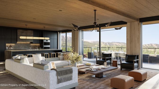 Interior, Kitchen, Living room, Pendant Lights, Recessed Lighting, Wooden Ceilings