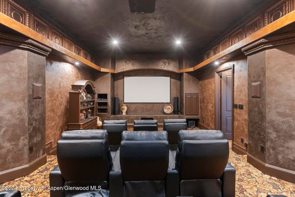 Home Theatre Room, Interior, Projection Screen, Recessed Lighting, Theatre Room